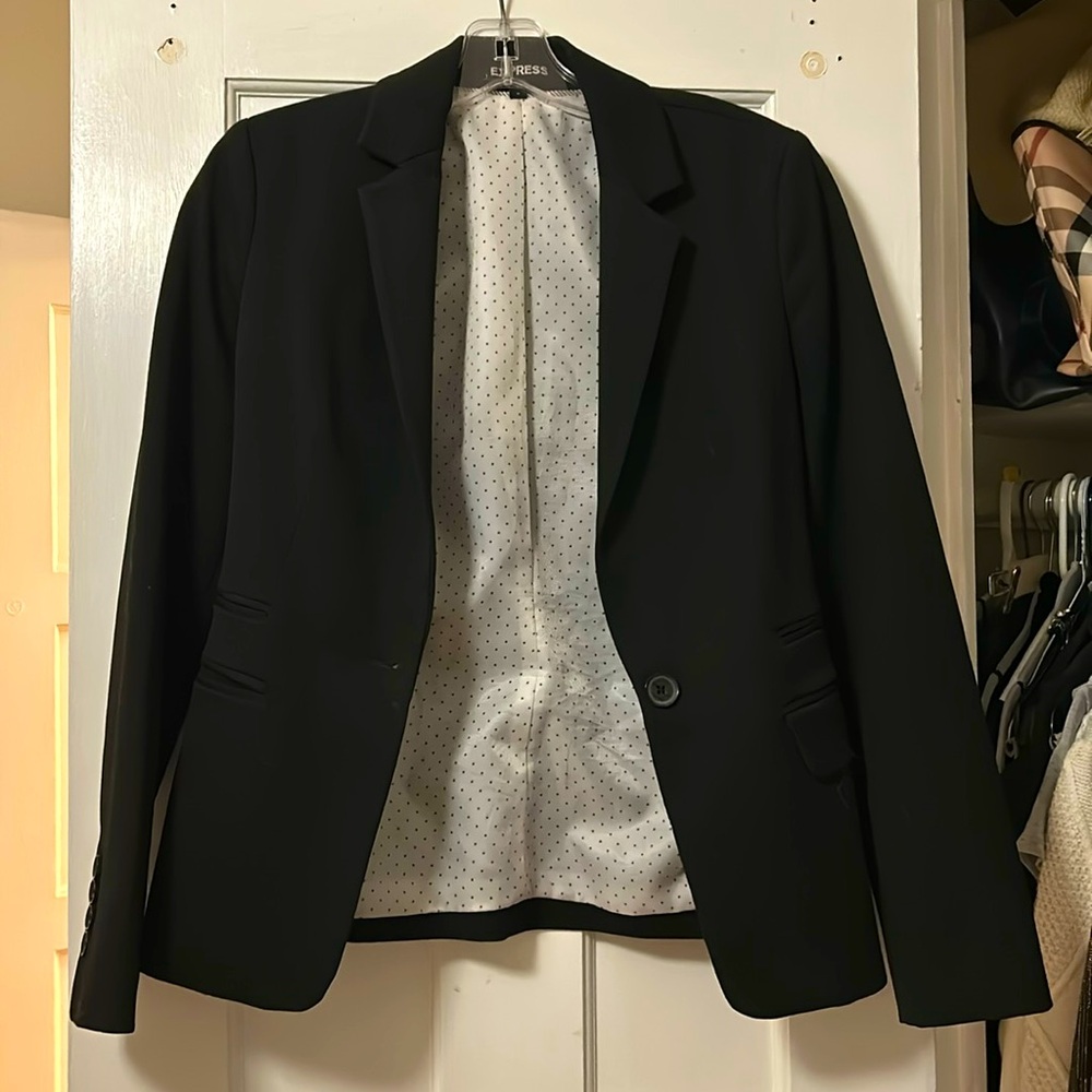 Express size 0 black blazer